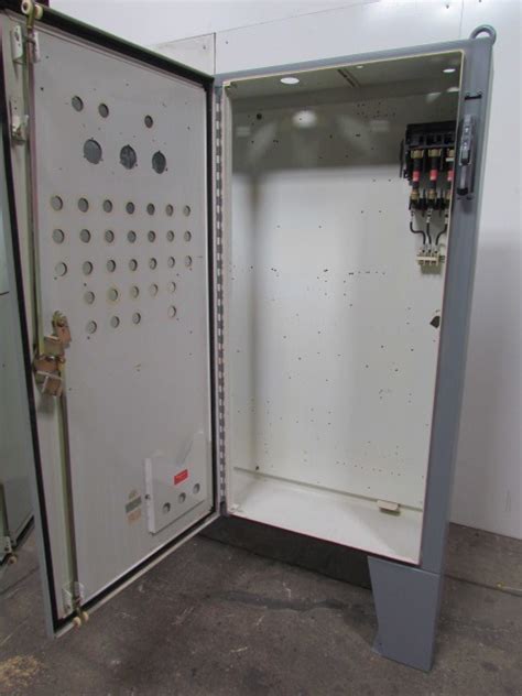 2 door electrical enclosures with disconnect|2 door floor stand enclosure.